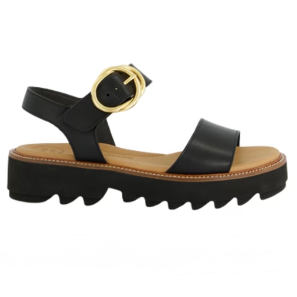 Black Leather Sandals. Women’s US  sizes